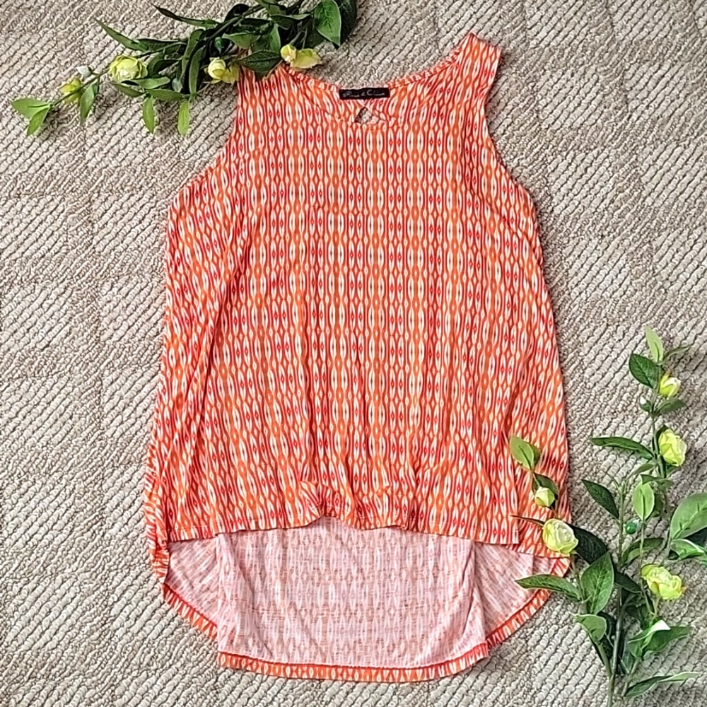 Rose & Olive Orange Hi-low Tank